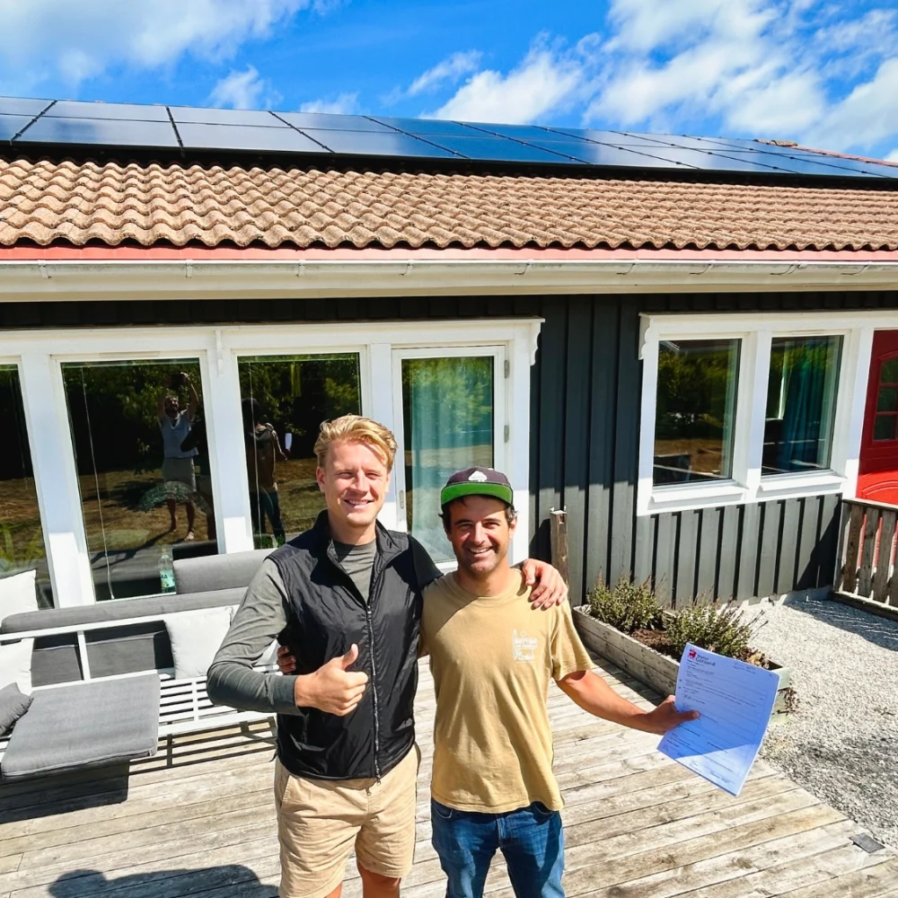 Header för hemmet solceller - moveco